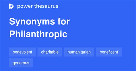 Philanthropy antonyms .